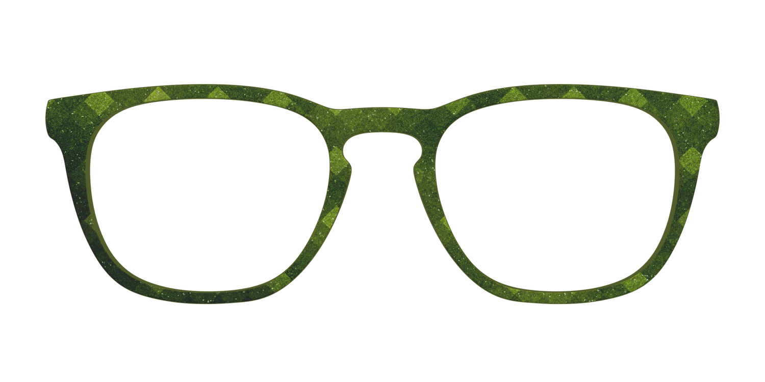 The Olive Geo - Front Top Image - Pair Eyewear
