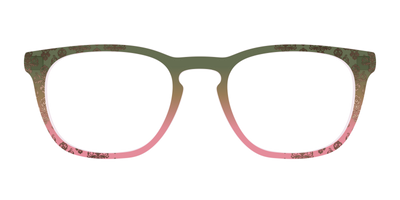 The Olive to Rose Trellis with Champagne Foil - Front Top Thumbnail - Pair Eyewear