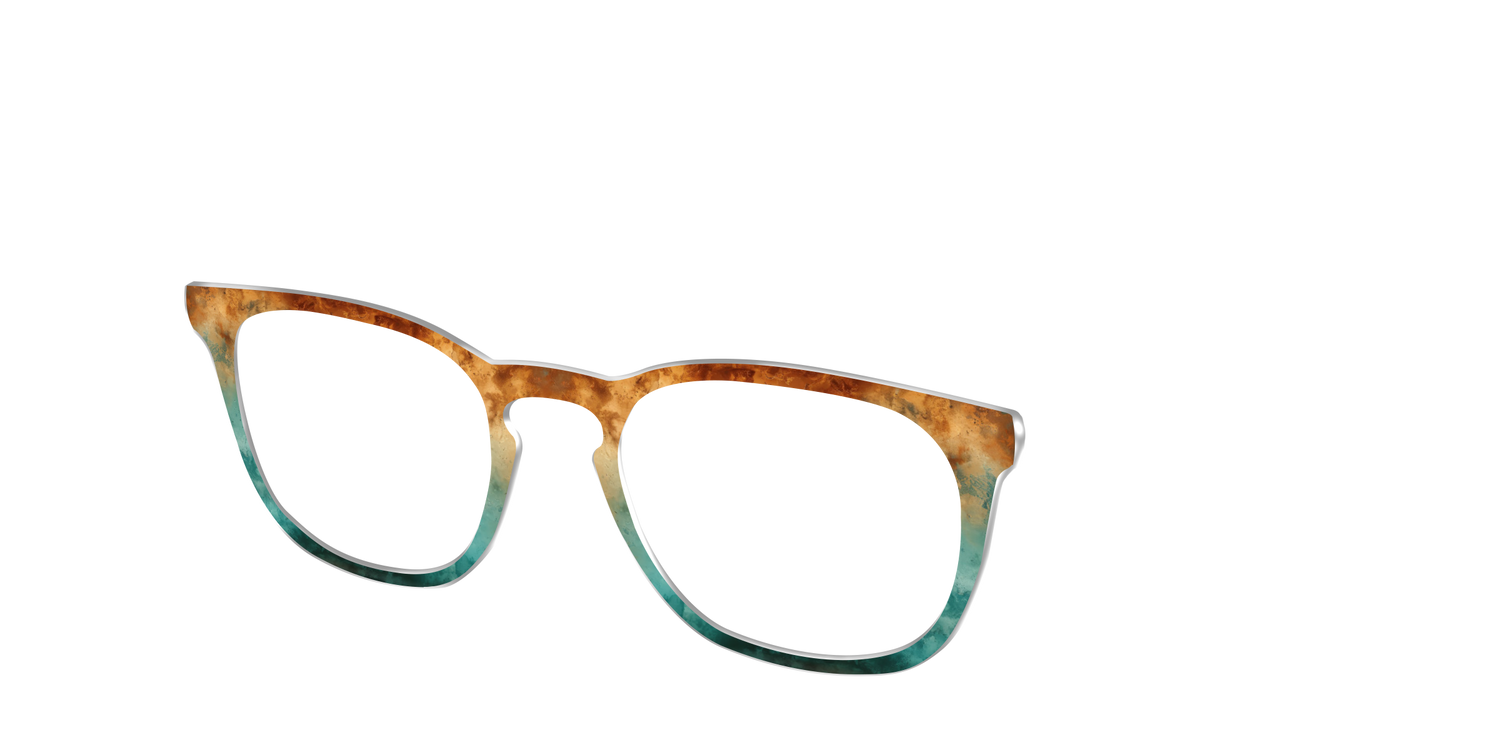 The Oxidized Copper - Angle Top Image - Pair Eyewear