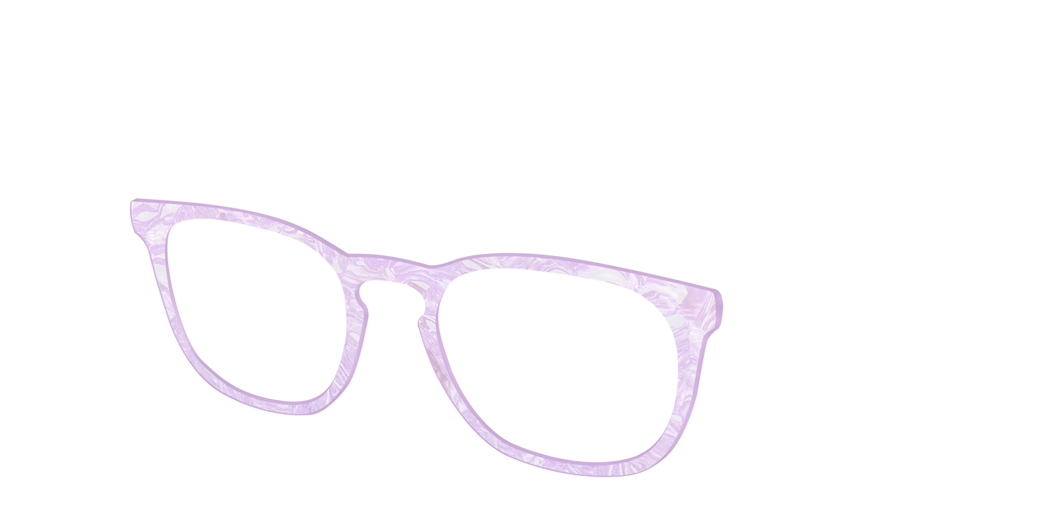 The Pale Iris Pearl Marble - Angle Top Image - Pair Eyewear
