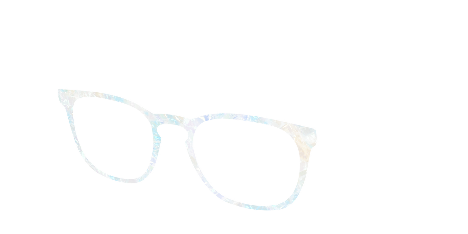 The Pearlescent Opal - Angle Top Image - Pair Eyewear