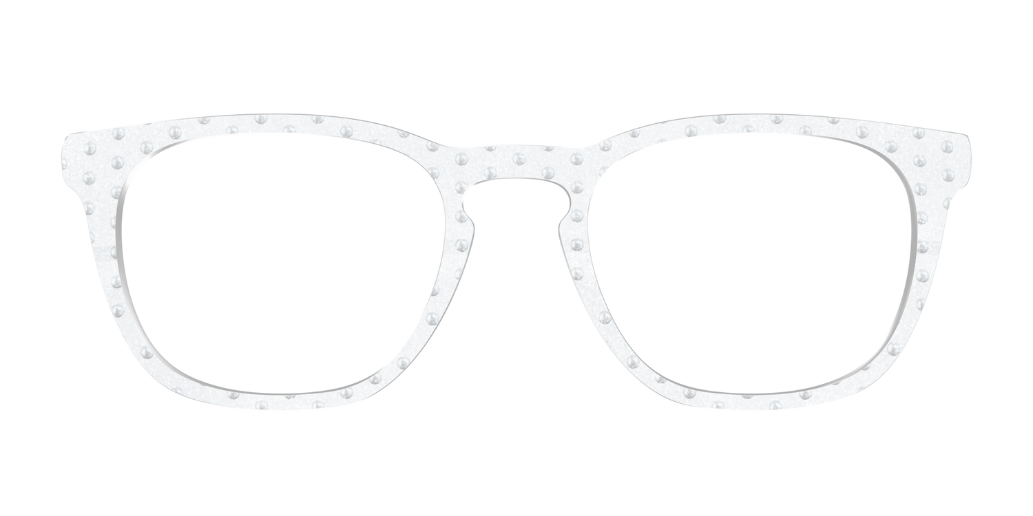 The Pearl Shimmer Polka Dots - Front Top Image - Pair Eyewear