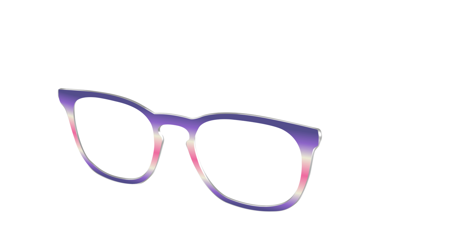 The Petunia Haze Gradient - Angle Top Image - Pair Eyewear