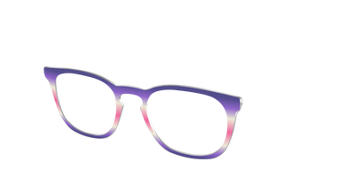 The Petunia Haze Gradient - Angle Top Thumbnail - Pair Eyewear