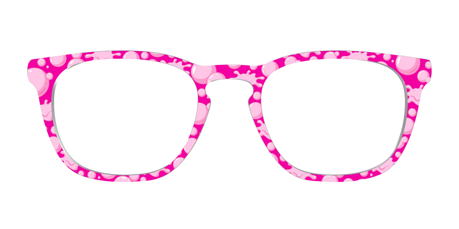 The Pink Pop Bubbles - Front Top Image - Pair Eyewear