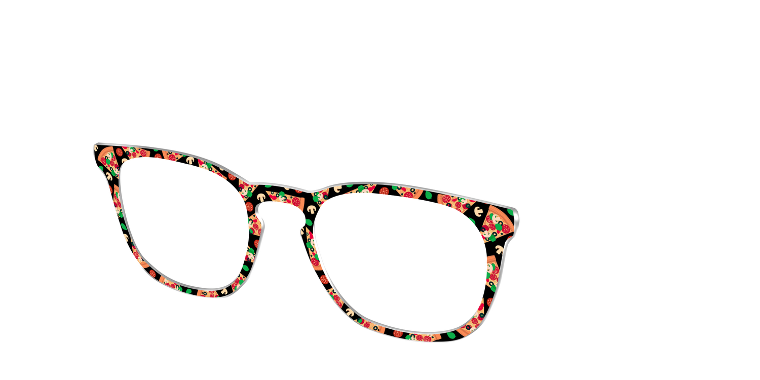 The Pizza Slices - Angle Top Image - Pair Eyewear