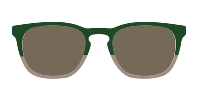 The Polarized Cedar & Sap Crystal Split Sun Top - Front Top Thumbnail - Pair Eyewear
