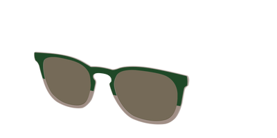 The Polarized Cedar & Sap Crystal Split Sun Top - Angle Top Thumbnail - Pair Eyewear