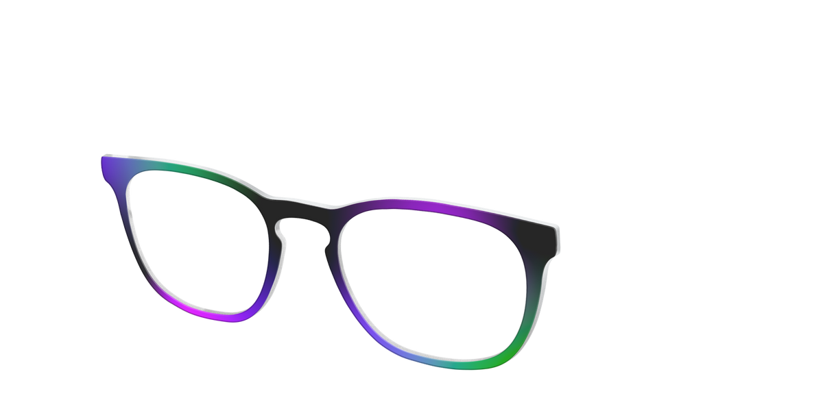 The Potion Gradient - Angle Top Image - Pair Eyewear