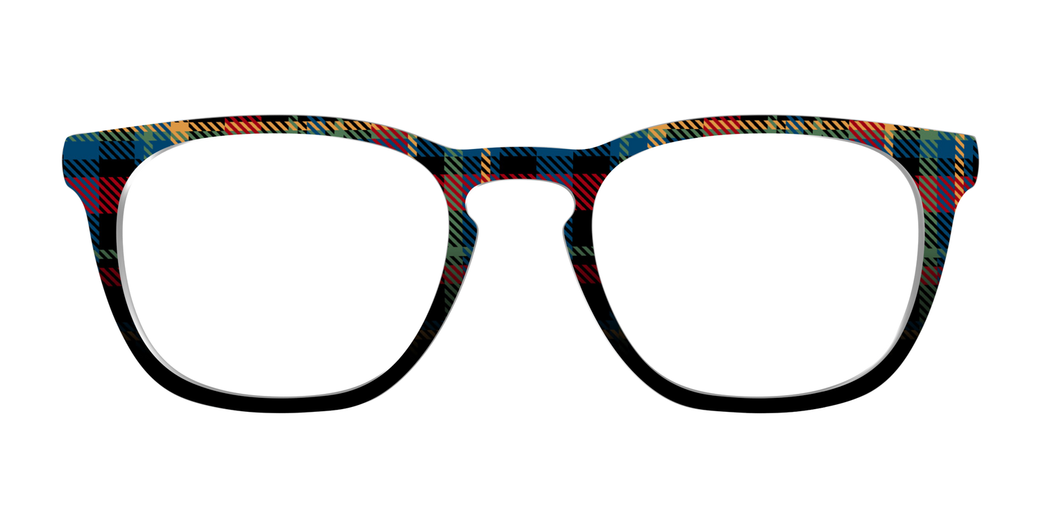 The Principal Plaid - Front Top Image - Pair Eyewear