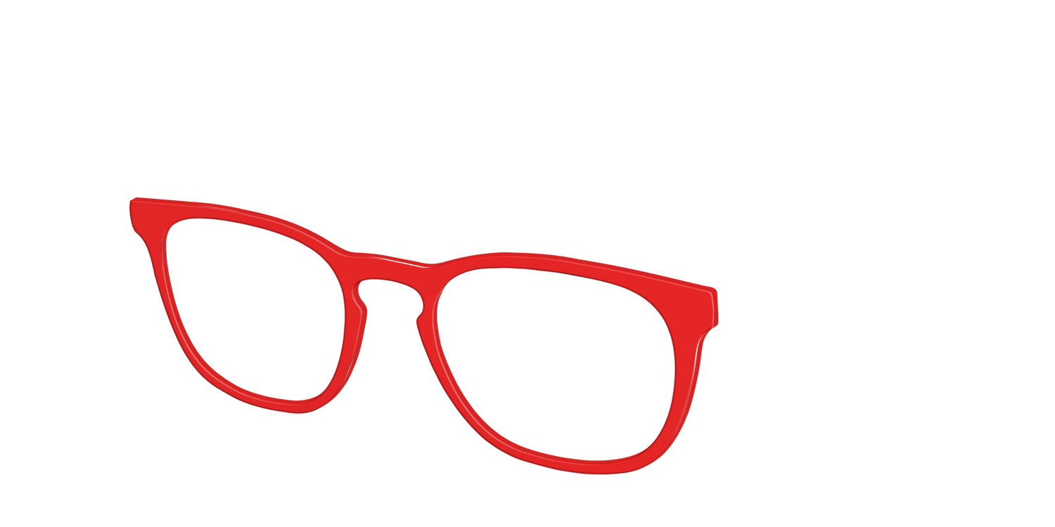 The Red - Angle Top Image - Pair Eyewear