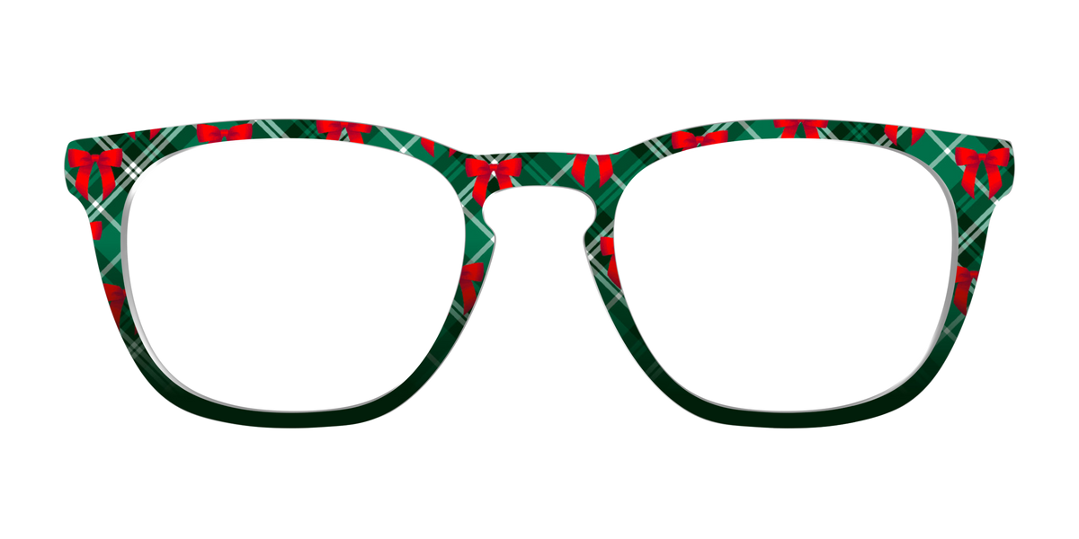 The Ribbon-Clad Plaid - Front Top Image - Pair Eyewear