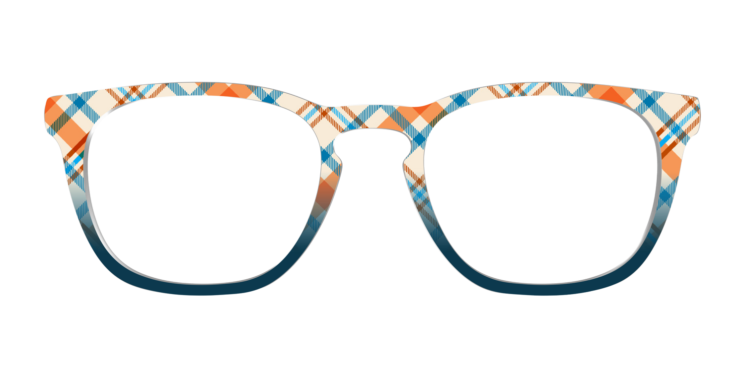 The Sailing Plaid - Front Top Image - Pair Eyewear