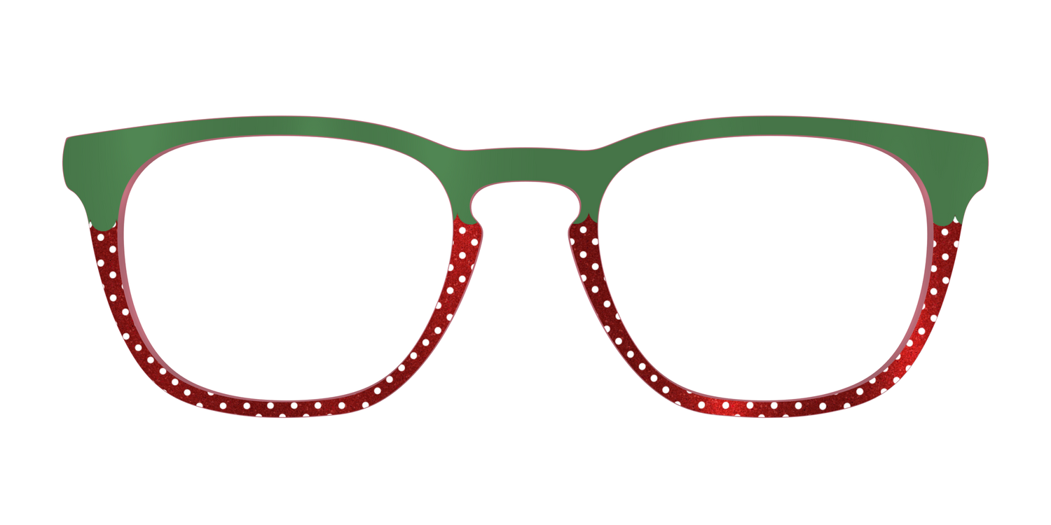 The Shimmer Strawberry - Front Top Image - Pair Eyewear