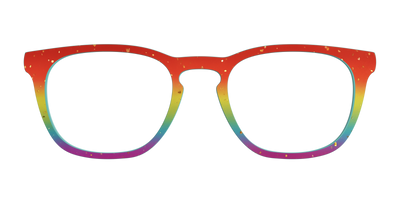 The Spectrum Gradient with Gold Flakes - Front Top Thumbnail - Pair Eyewear