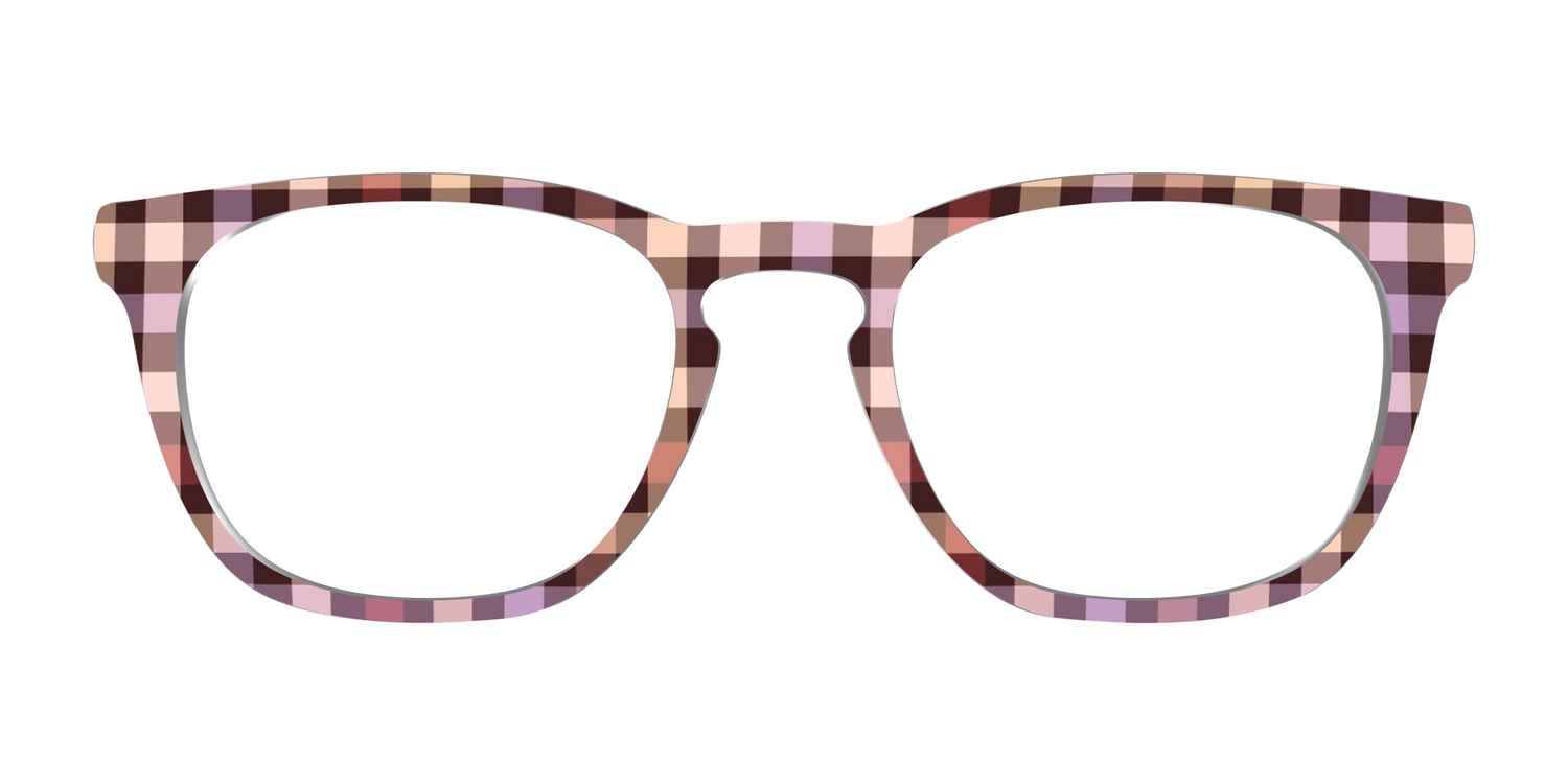 The Sun-Kissed Plaid - Front Top Image - Pair Eyewear