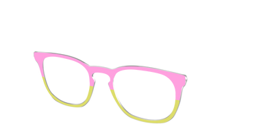 The Sweet Pea & Chartreuse Split - Angle Top Thumbnail - Pair Eyewear