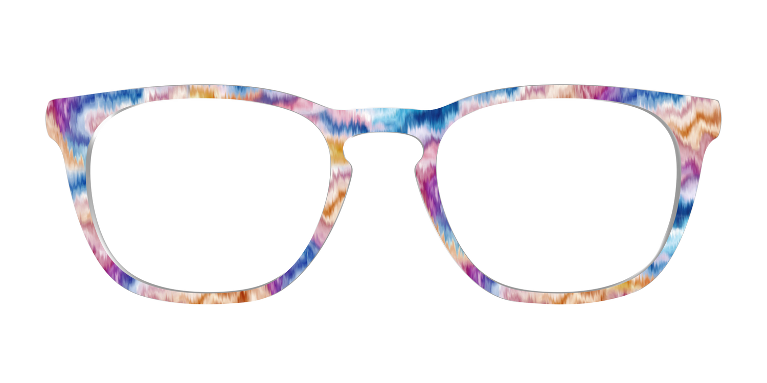 The Tide Pool Tie-Dye - Front Top Image - Pair Eyewear