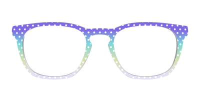 The Violet to Thistle Gradient Polka Dot - Front Top Thumbnail - Pair Eyewear