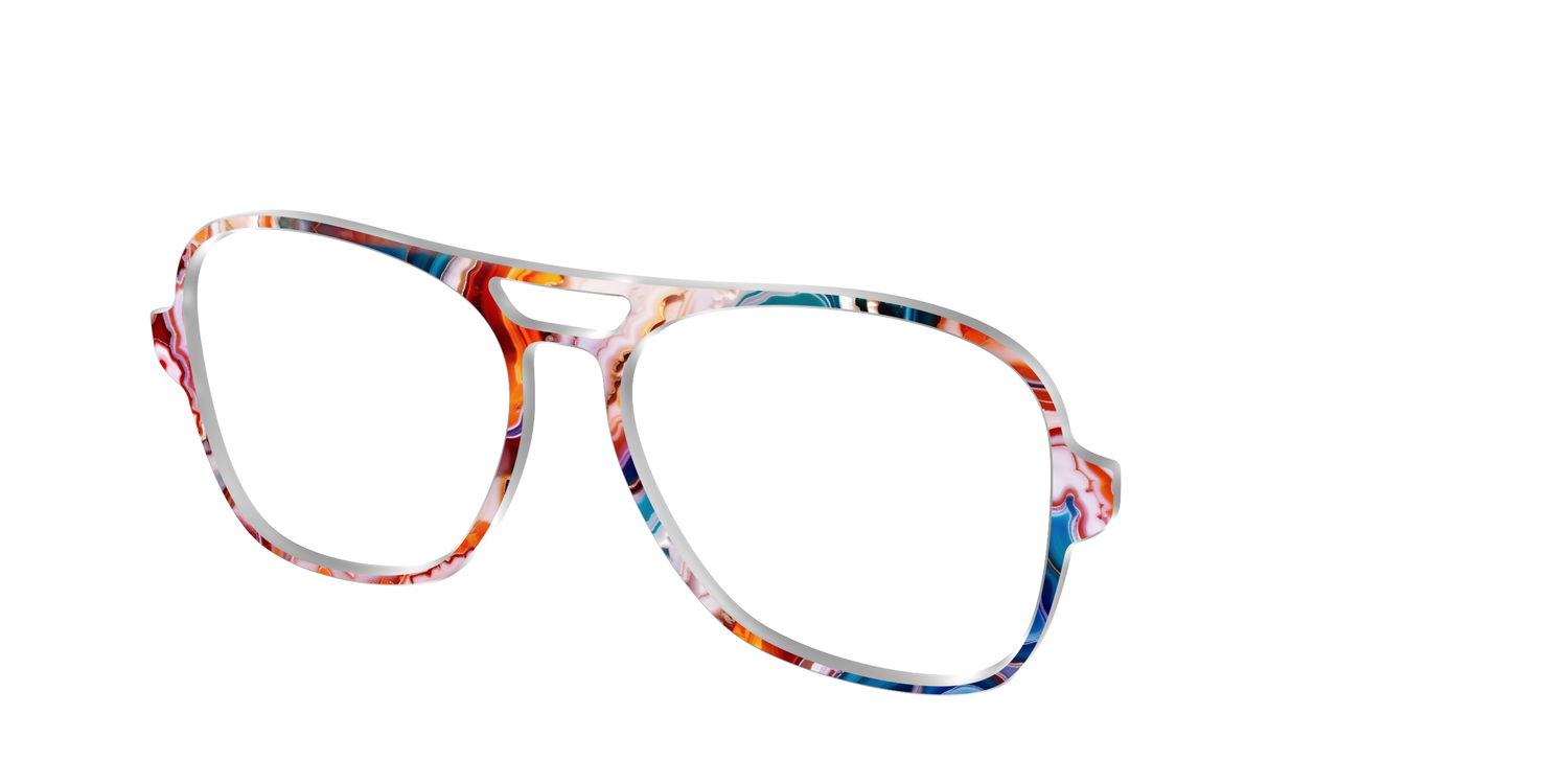 The Abroad Agate - Angle Top Image - Pair Eyewear