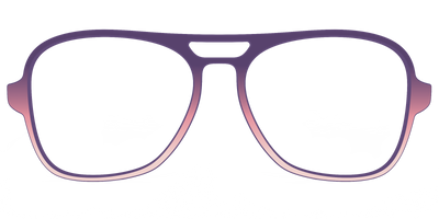 The Acai to Blush Gradient - Front Top Thumbnail - Pair Eyewear