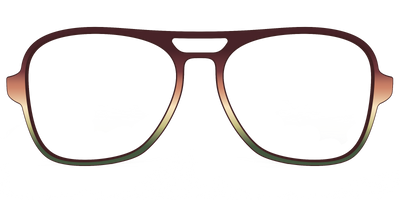 The Acorn to Moss Gradient - Front Top Thumbnail - Pair Eyewear