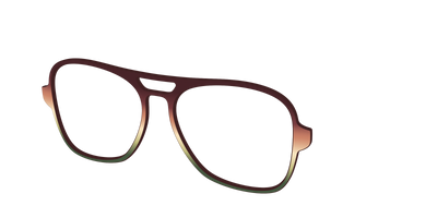 The Acorn to Moss Gradient - Angle Top Thumbnail - Pair Eyewear