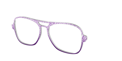 The Amethyst Patchwork - Angle Top Thumbnail - Pair Eyewear