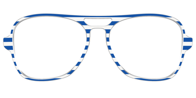 The Beach Umbrella Stripes - Front Top Thumbnail - Pair Eyewear