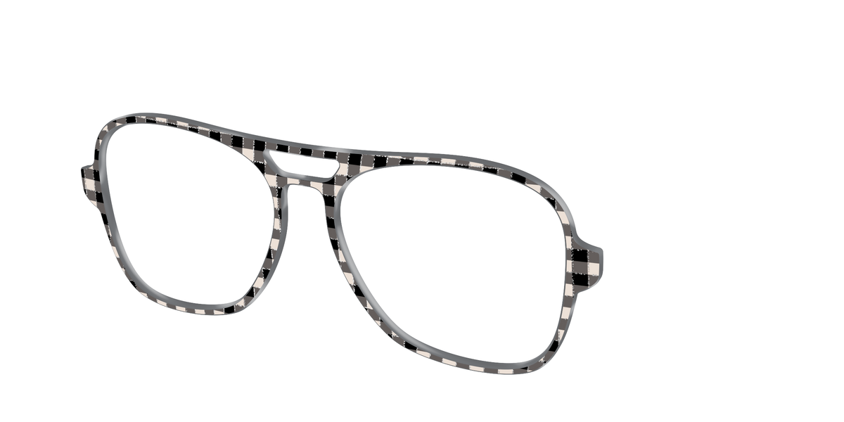 The Black Buffalo Check with Glitter - Angle Top Image - Pair Eyewear