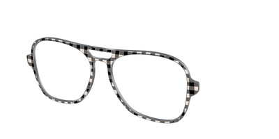 The Black Buffalo Check with Glitter - Angle Top Thumbnail - Pair Eyewear