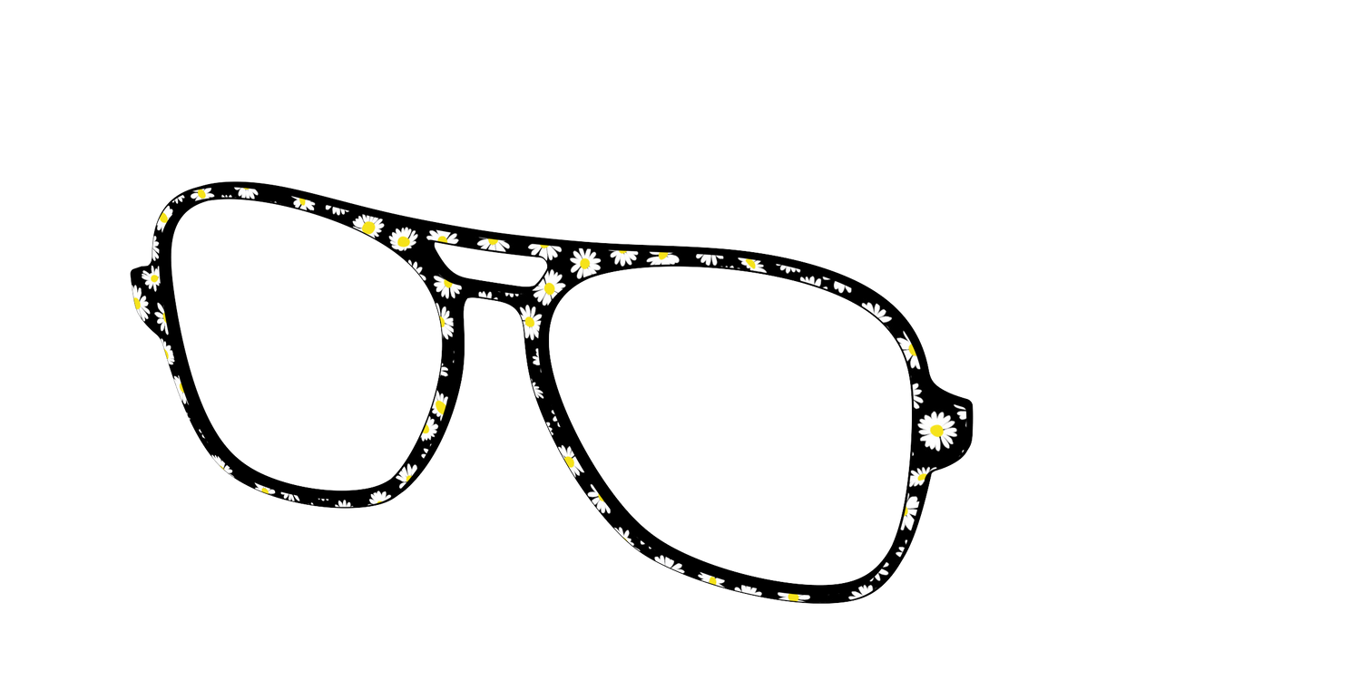 The Black Daisy - Angle Top Image - Pair Eyewear