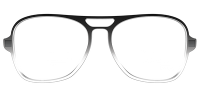 The Black Gradient Crystal - Front Top Thumbnail - Pair Eyewear