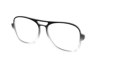 The Black Gradient Crystal - Angle Top Thumbnail - Pair Eyewear