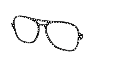 The Black Polka Dots - Angle Top Thumbnail - Pair Eyewear