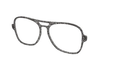 The Black Sparkle - Angle Top Thumbnail - Pair Eyewear