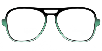 The Black to Spearmint Gradient - Front Top Thumbnail - Pair Eyewear
