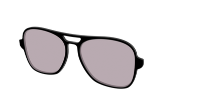 The Black with Gray Gaming lens - Angle Top Thumbnail - Pair Eyewear