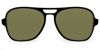 The Black with Green Racquet Sport lens - Front Top Thumbnail - Pair Eyewear