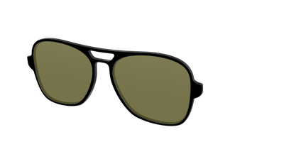 The Black with Green Racquet Sport lens - Angle Top Thumbnail - Pair Eyewear