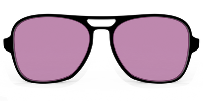 The Black with Pink Racquet Sport lens - Front Top Thumbnail - Pair Eyewear