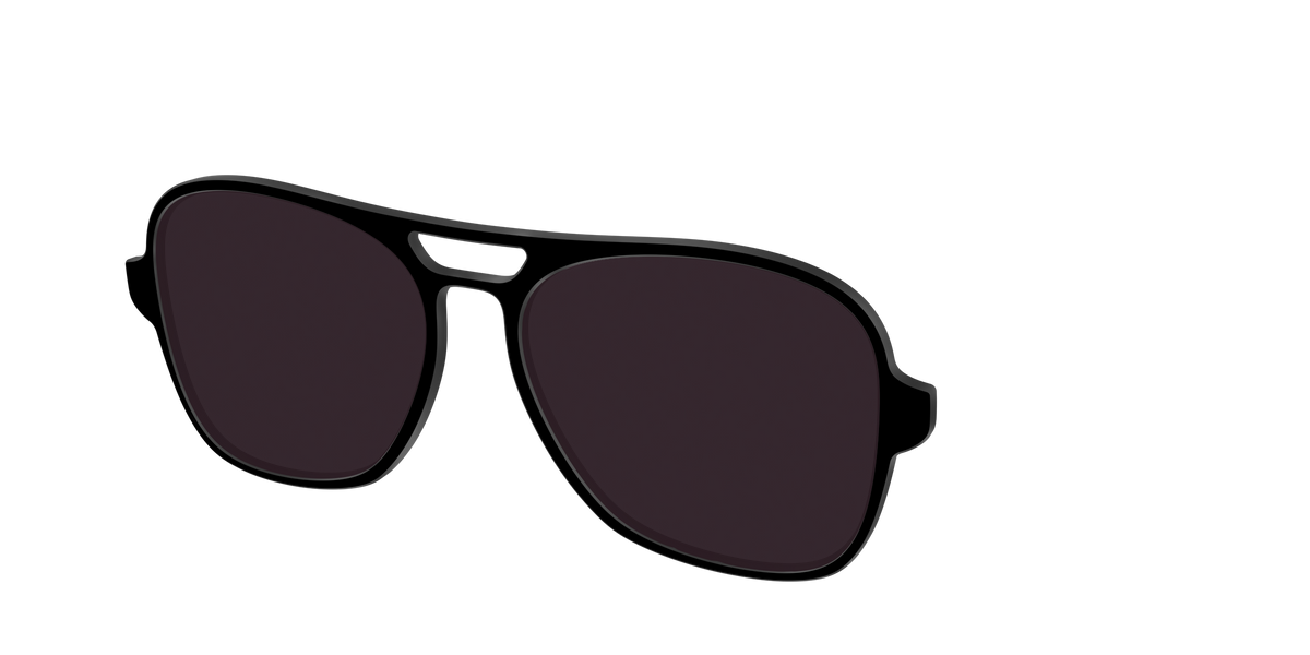 The Black with Urban Explorer lens - Angle Top Image - Pair Eyewear