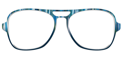 The Blueberry Brushstrokes - Front Top Thumbnail - Pair Eyewear