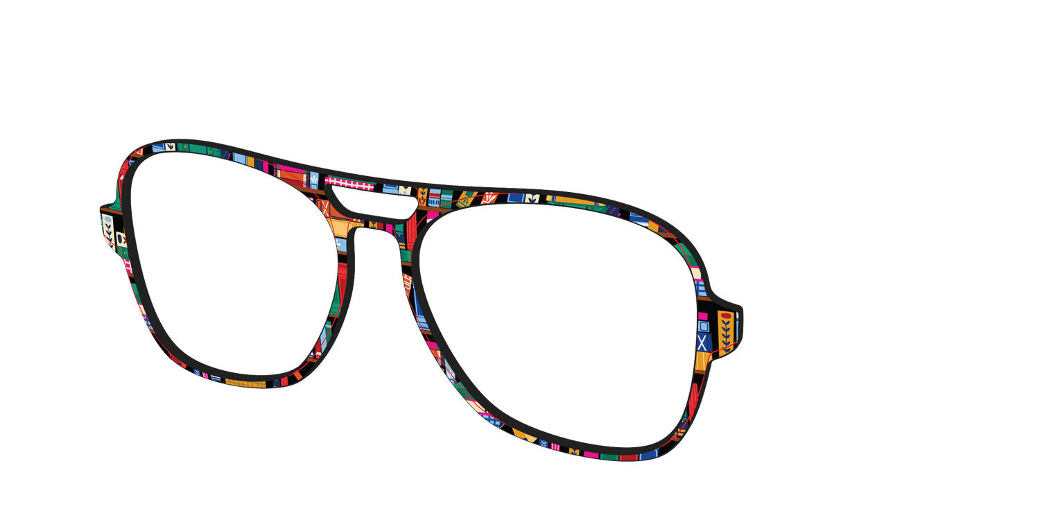 The Book Club - Angle Top Image - Pair Eyewear