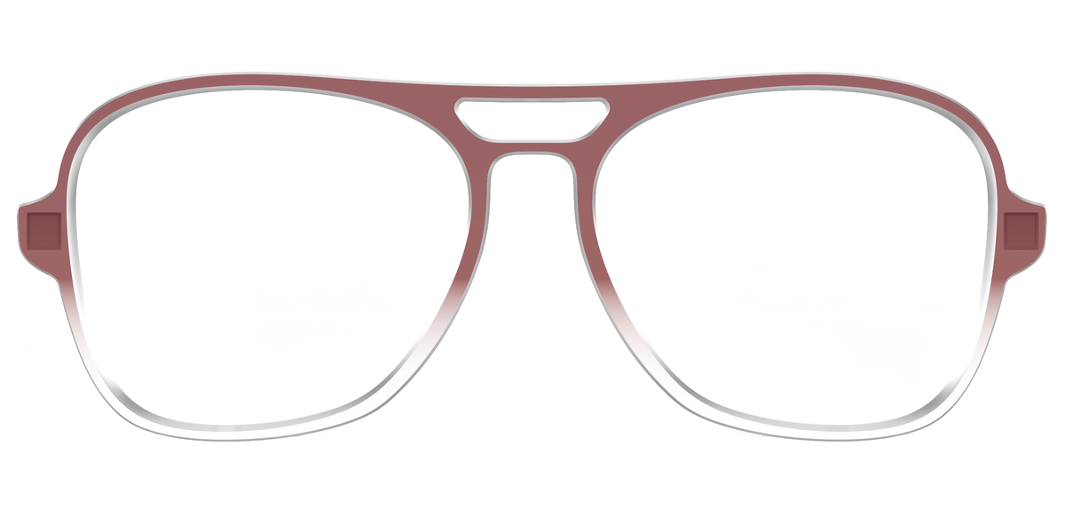 The Burgundy Gradient Crystal - Front Top Image - Pair Eyewear
