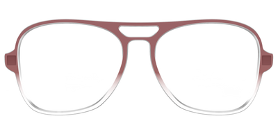 The Burgundy Gradient Crystal - Front Top Thumbnail - Pair Eyewear