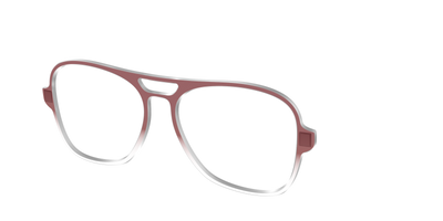 The Burgundy Gradient Crystal - Angle Top Thumbnail - Pair Eyewear