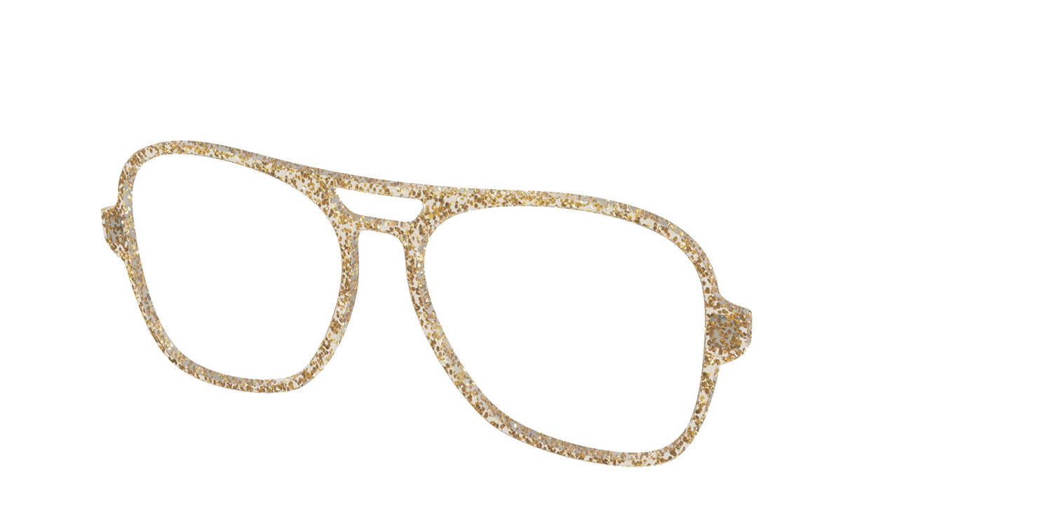The Champagne Sparkle - Angle Top Image - Pair Eyewear