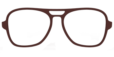 The Chocolate - Front Top Thumbnail - Pair Eyewear