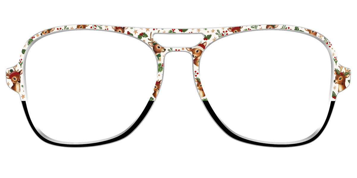 The Dashing Reindeer - Front Top Image - Pair Eyewear